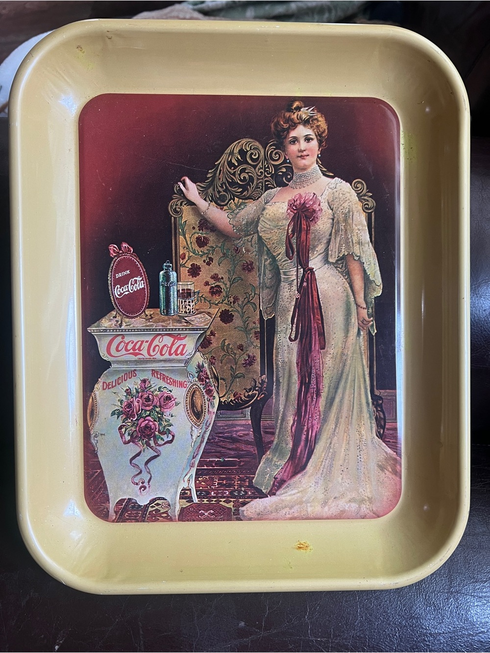 Vintage Coca-Cola Tray with Logo